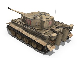 panzer vi - tiger - 111 - early production 3D Model