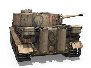 panzer vi - tiger - 111 - early production 3D Model