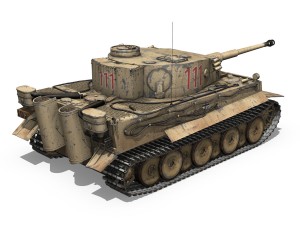 panzer vi - tiger - 111 - early production 3D Model