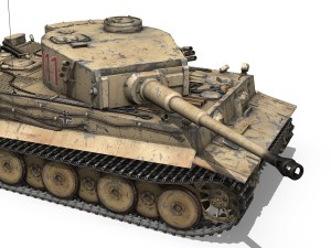panzer vi - tiger - 111 - early production 3D Model