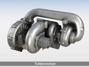 turbocharger 3Dモデル