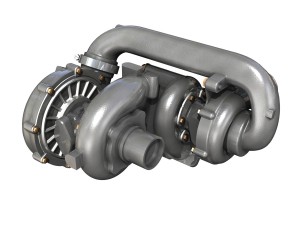 turbocharger 3D Modell