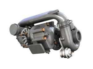 turbocharger 3D Modell