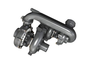 turbocharger 3D Modell
