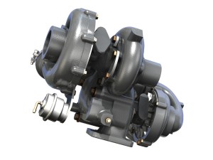turbocharger 3D Modell