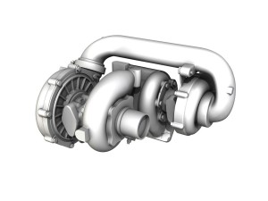 turbocharger 3D Modell