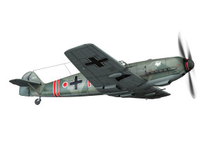 messerschmitt - bf-109 e - red 1 3D Model