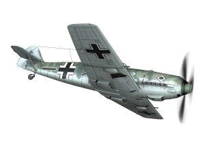 messerschmitt - bf-109 e - jg 53 3D Model