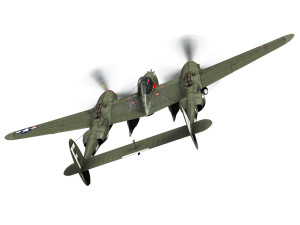 lockheed p-38 lightning - mary rose ii 3Dモデル