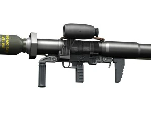 antitank rocket launcher panzerfaust 3 3D Model
