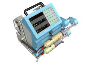 triple channel syringe pump 3Dモデル