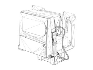 patient monitor 3D Model