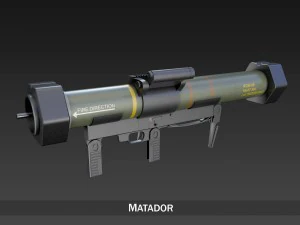 matador lanciatore antiarmatura Modello 3D