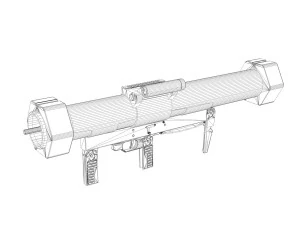 antiarmor launcher matador 3D Model