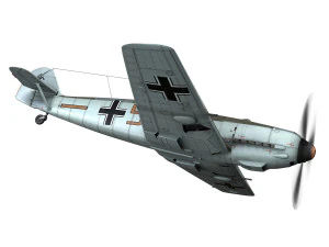 messerschmitt - bf-109 e - brown 5 3D Model