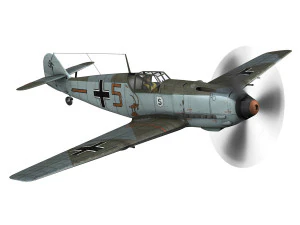 messerschmitt - bf-109 e - brown 5 3D Model