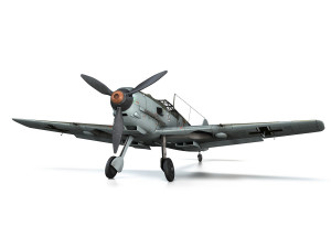 messerschmitt - bf-109 e - brown 5 3Dモデル