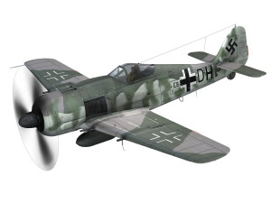 focke wulf - fw190 f8 - e8 dh 3D 模型