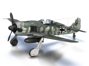 focke wulf - fw190 f8 - e8 dh 3D 模型