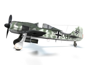 focke wulf - fw190 f8 - e8 dh 3D 模型