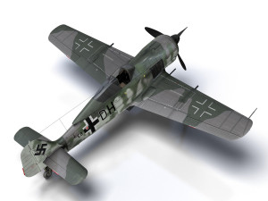 focke wulf - fw190 f8 - e8 dh 3D 模型