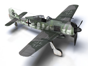 focke wulf - fw190 f8 - e8 dh 3D 模型