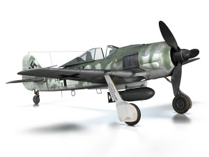 focke wulf - fw190 f8 - e8 dh 3D 模型