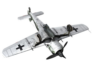 focke wulf - fw190 f8 - e8 dh 3D 模型