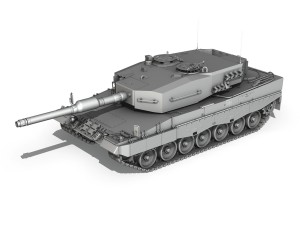 leopard 2a4 mbt Modèle 3D