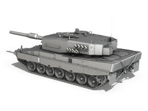leopard 2a4 mbt Modèle 3D