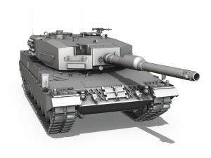 leopard 2a4 mbt Modèle 3D