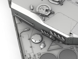 leopard 2a4 mbt Modèle 3D