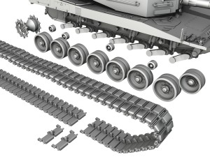 leopard 2a4 mbt Modèle 3D