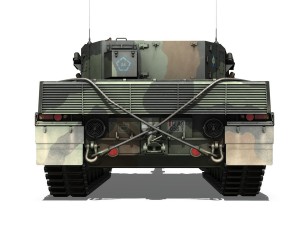 leopard 2a4 mbt polish army 3D Model