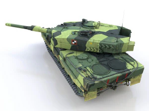 stridsvagn 121 - swedish army 3D Model