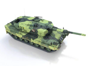 stridsvagn 121 - swedish army 3D Model