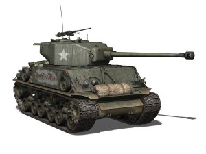 m4a3e8 hvss sherman thunderbolt vii 3D Model