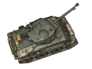 m4a3e8 hvss sherman thunderbolt vii 3D Model