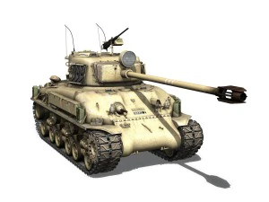 m51 israel super sherman - 21 3D Model