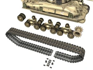 m51 israel super sherman - 21 3D Model