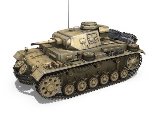 pzkpfw iii ausf g dak 313 3D Model