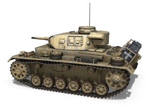 pzkpfw iii ausf g dak 313 3D Model