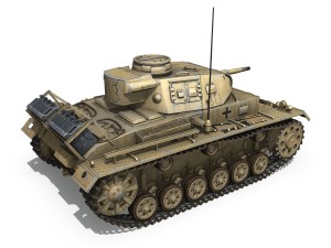 pzkpfw iii ausf g dak 313 3D Model
