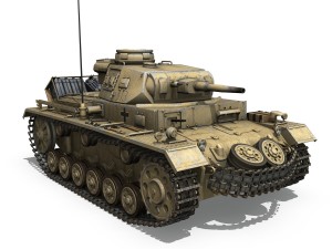 pzkpfw iii ausf g dak 313 3D Model