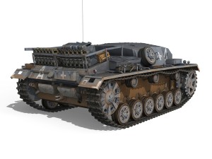 stug iii sturmgeschutz iii ausf b 3Dモデル