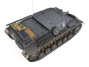 stug iii sturmgeschutz iii ausf b 3Dモデル