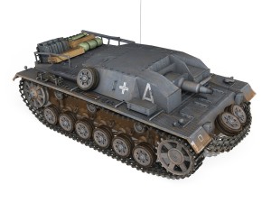 stug iii sturmgeschutz iii ausf b 3Dモデル