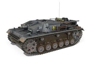 stug iii ausf d stug abt 192 3D Model