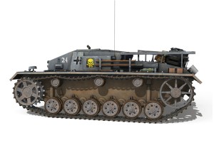 stug iii ausf d stug abt 192 3D Model