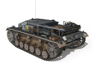 stug iii ausf d stug abt 192 3D Model